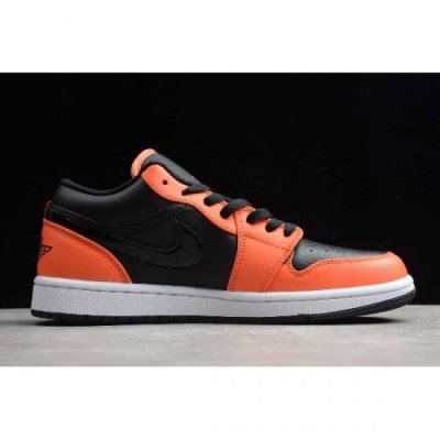 Nike Air Jordan 1 Low Se Siyah / Turuncu Basketbol Ayakkabısı Türkiye - 1IED65S2